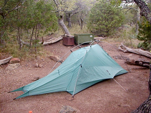31 - The only time my tent was rained on was in Big Bend