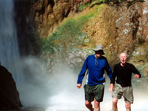 4s - Bruce and Jerry at Deer Creek Falls