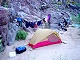 3w - Drying off in Bass Rapids camp