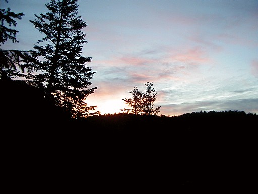 00 - I left the North Kaibab Trailhead at sunrise