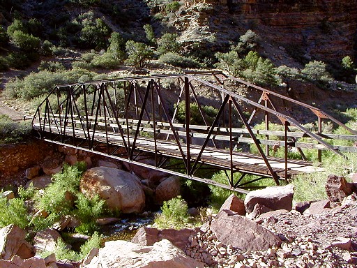 19 - First bridge over Bright Angel Creek