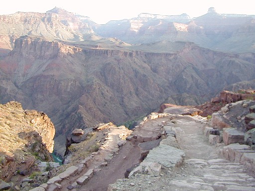24 - Descending the lower South Kaibab