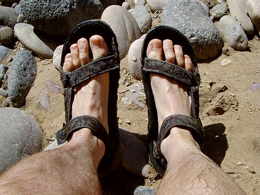 26 - Teva sandals, for basic transportation