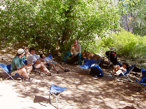 44 - Breakfast with an Escalante Canyon Outfitters group